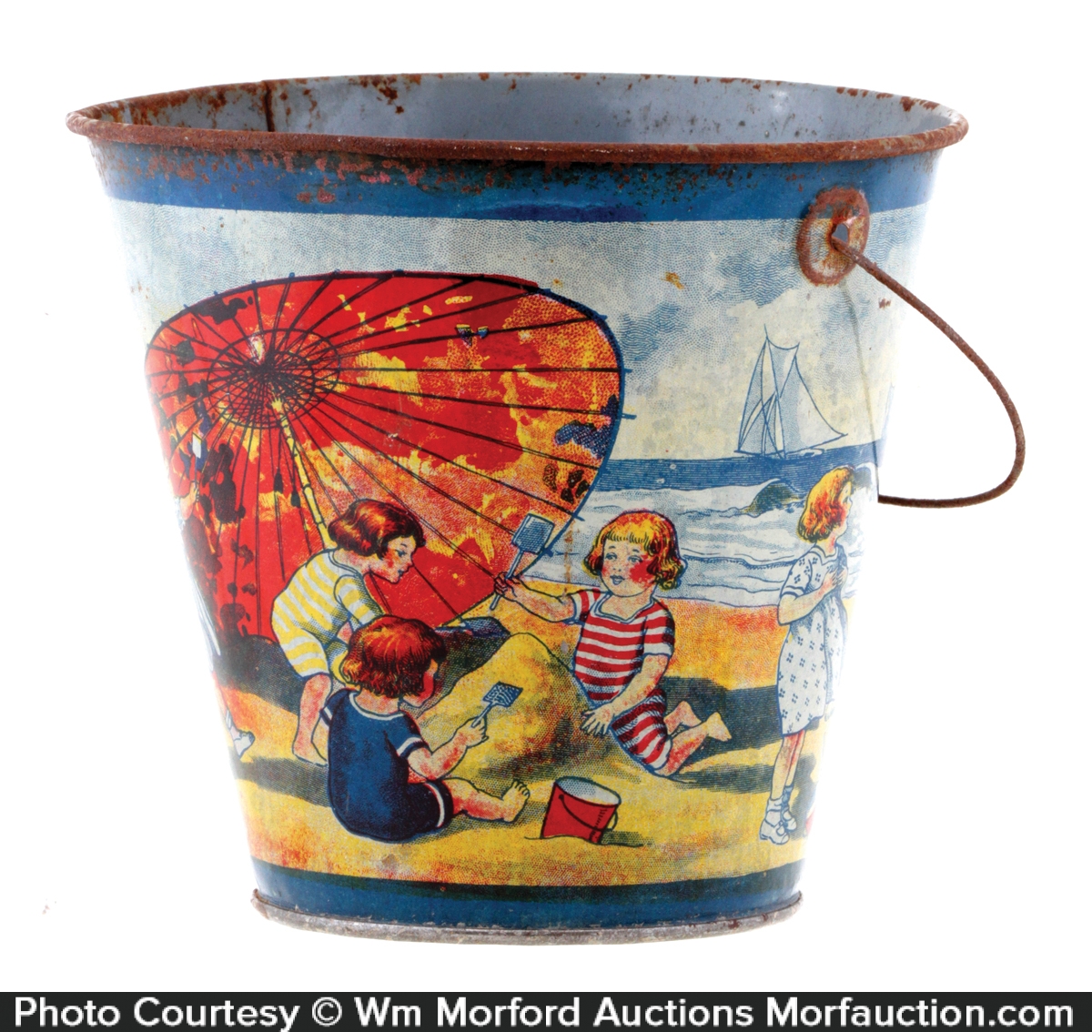 Vintage Sand Pail Antique Advertising