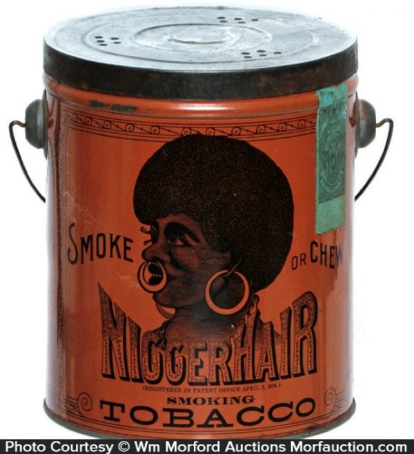 tobacco tin hair tins antique