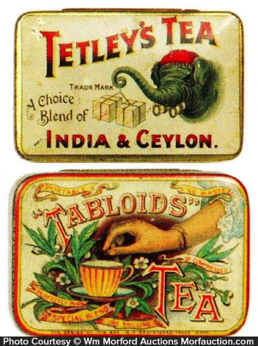 Antique Advertising | Vintage Tea Tins • Antique Advertising