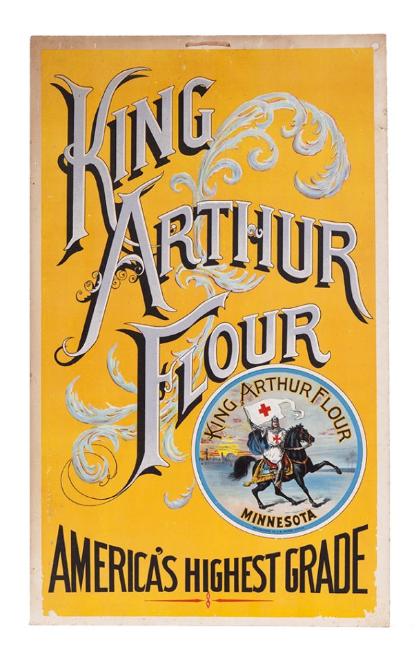Antique Advertising | King Arthur Flour Sign • Antique Advertising