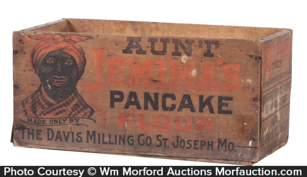 Antique Advertising Aunt Jemimas Pancake Flour Box • Antique Advertising
