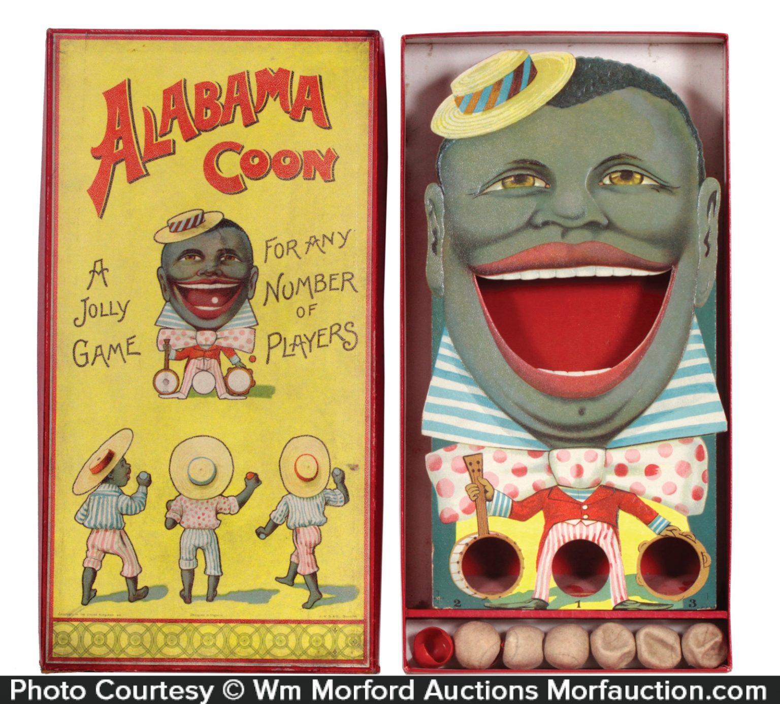 Alabama Coon Target Game • Antique Advertising