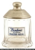 BordenÕs Malted Milk Jar