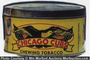 Chicago Cubs Tobacco Tin