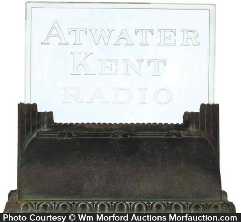 Photograph of Atwater Kent Radio Equipment Window Display  Year 1928 11x14 