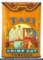 taxi tobacco tin Taxi Tobacco Tin • Antique Advertising