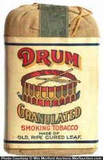 drummond tobacco company Trade card for the Horse Shoe Cross Bar, manufactured by the Co., St. Louis, Missouri, undated Lot - THREE FRAMED ADVERTISING