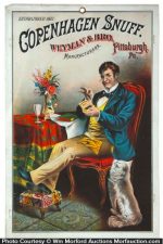 Copenhagen Snuff Sign • Antique Advertising