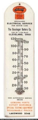 St. Lawrence Milk Thermometer • Antique Advertising