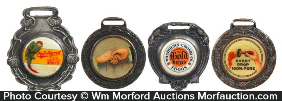 antique watch fobs