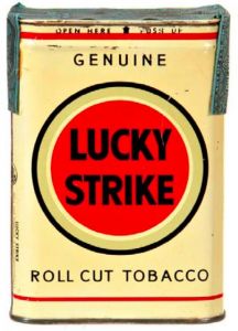 Antique Advertising | Lucky Strike Tobacco Tin • Antique Advertising