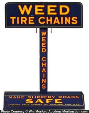 Weed Tire Chain Display
