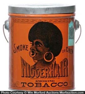 Hair Tobacco Pail • Antique Advertising