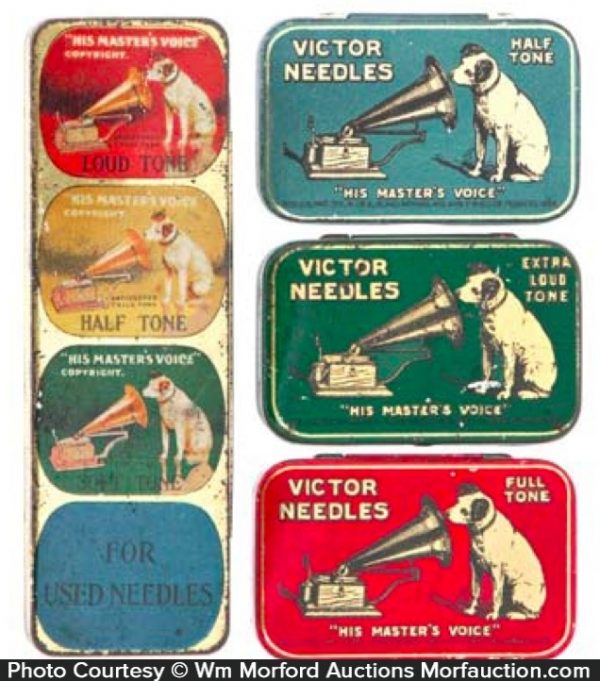 Victor Needle Tins • Antique Advertising