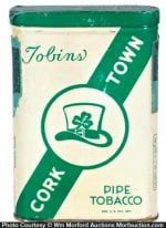 towne tobacco Cork Town Tobacco Tin • Antique Advertising