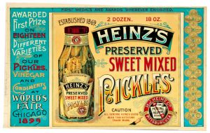 Antique Advertising | Heinz Pickles Crate Labels • Antique Advertising