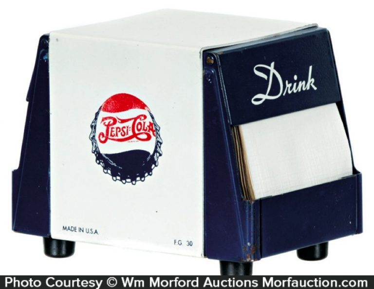 Pepsi Napkin Holder • Antique Advertising