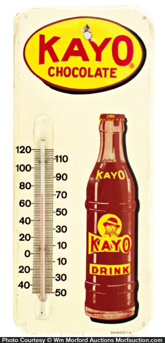 Kayo Chocolate Thermometer • Antique Advertising