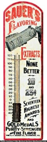 St. Lawrence Milk Thermometer • Antique Advertising