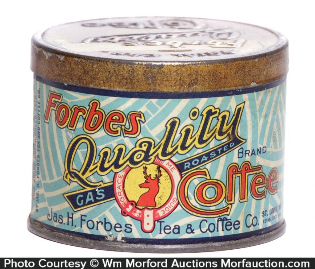 Forbes Coffee Can Sample • Antique Advertising