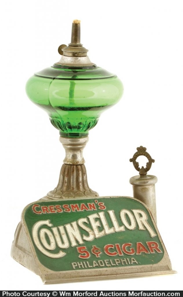 Counsellor Cigar Lighter • Antique Advertising