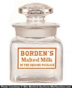 Borden's Malted Milk Jar