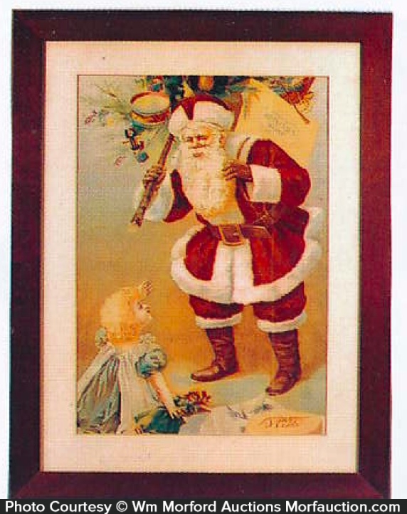 Santa Clause Soap Sign • Antique Advertising
