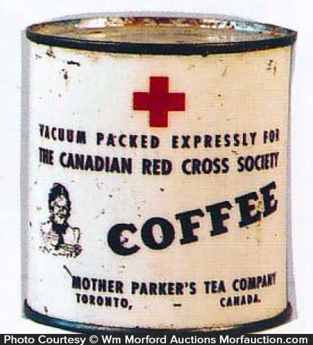 Mother Parker Coffee Can • Antique Advertising