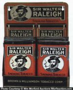 sir walter raleigh tobacco sign 1950s SMOKING metal tin living wall decor 1960S SIR WALTER RALEIGH SMOKING
