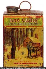 log cabin tobacco tin Lambert and butlers in Antique Tobacciana 1930ca * Tobacco Tin Box