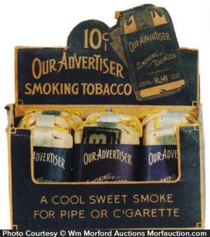 Our Advertiser Tobacco Display • Antique Advertising