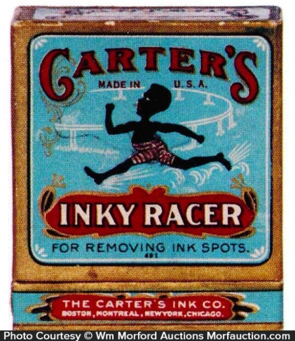 Carter's Inky Racer Kit • Antique Advertising