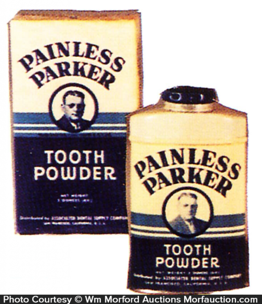 Parker Tooth Powder Tin • Antique Advertising