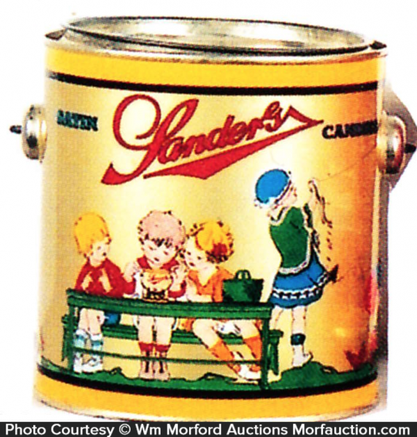 Sanders Candy Pail • Antique Advertising