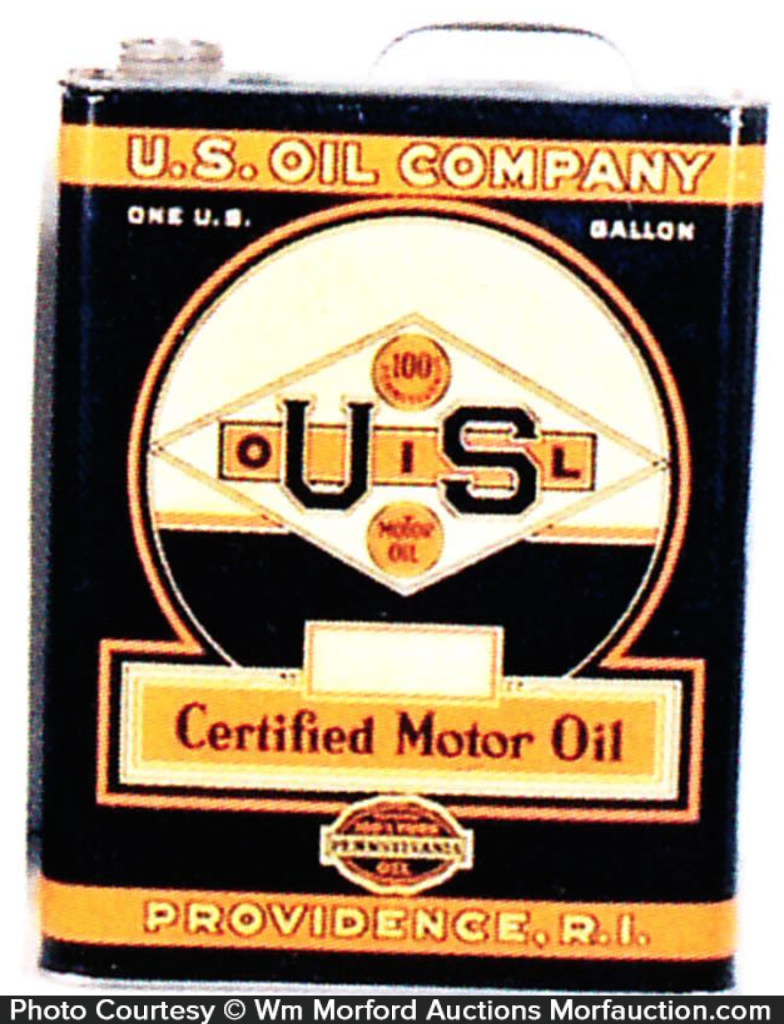 Us Motor Oil Can • Antique Advertising