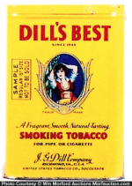 dill's best tobacco tin Dills Store Advertising Tray W/Original Tins Vintage Store Displays Antiques, Art, Vintage