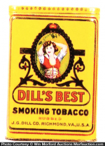 dill's best tobacco tin • Antique Advertising Sold at Auction: Vintage Dill's