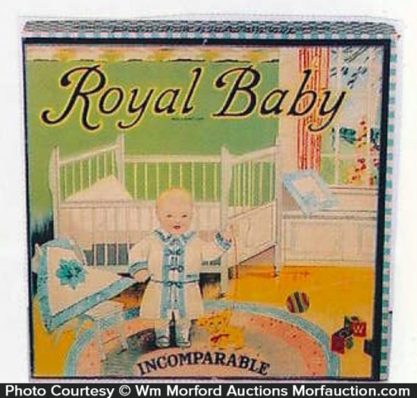 Royal Baby Clothing Box • Antique Advertising