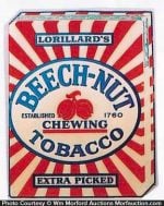 Antique Advertising | Beech-Nut Chewing Tobacco Bin • Antique Advertising