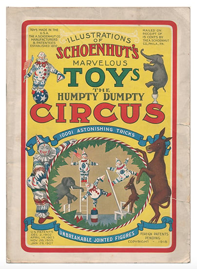 1918 Schoenhut Toy Circus Catalog • Antique Advertising