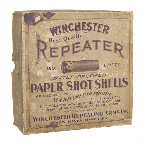 Winchester Paper Shot Shells Box • Antique Advertising