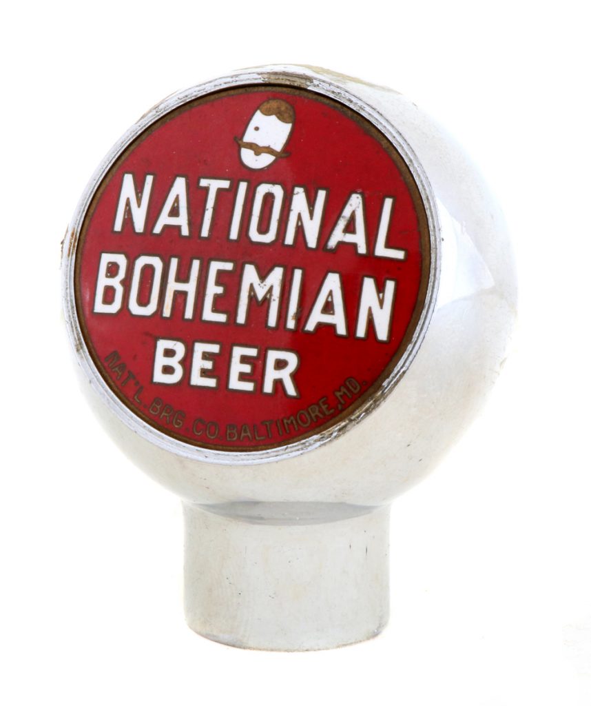 National Bohemian Beer Tap Knob • Antique Advertising