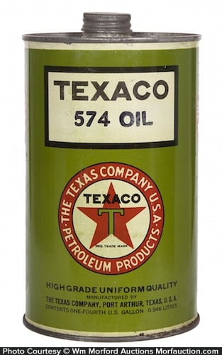 Vintage Texaco Motor Oil Can - Blender Market