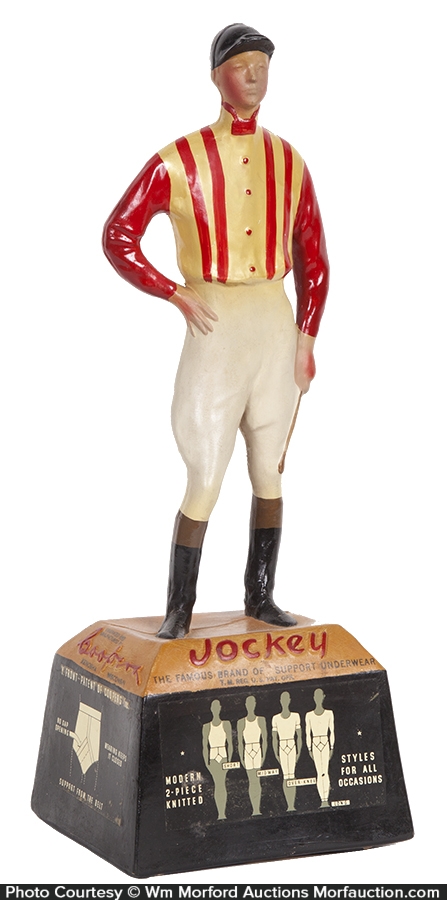 Jockey Underwear Figure • Antique Advertising