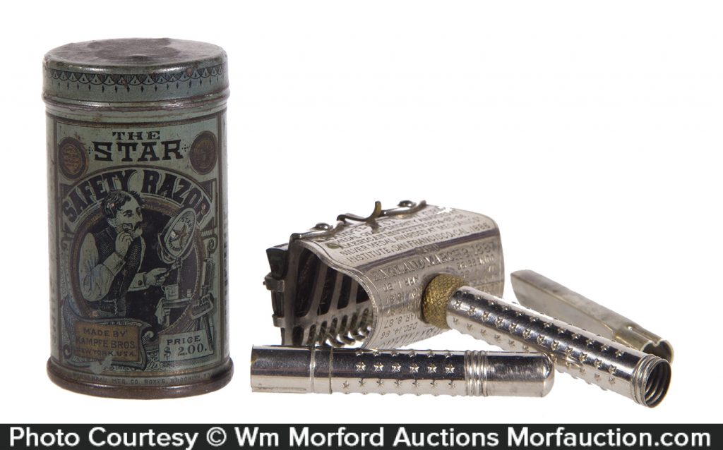 Star Safety Razor Tin • Antique Advertising