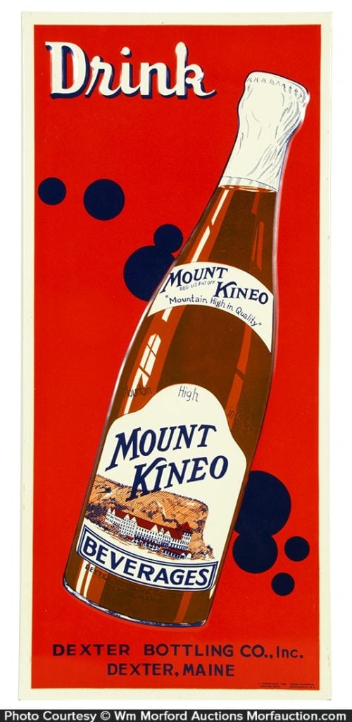 Mount Kineo Soda Sign • Antique Advertising