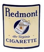 piedmont tobacco sign Antique - Virginia Porcelain Advertising 18 T206 Interest Piedmont Cigarettes Porcelain Antique Vintage