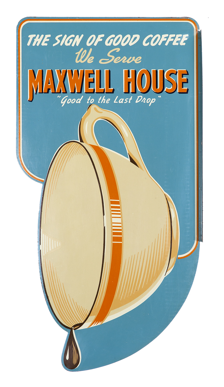 1953 Maxwell House Coffee Vintage Reproduction Metal Sign 8 x 12 